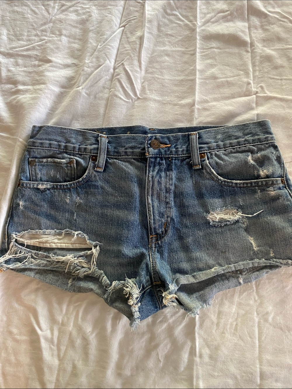 Denim & Supply Ralph Lauren [Color/Wash] Distressed Denim Shorts